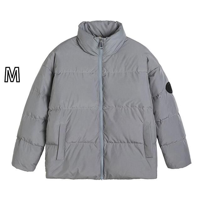 M 秋冬 コーデ メンズ 服 シンプル ファッション オシャレ 大人 かっこいい 大きいサイズ ストリート 紳士服 レトロ 90 ホワイトダックダウン スタンドカラー ダウン ジャケット アウター アメリカン 防寒 暖かい ユニセックス 男女共 綿