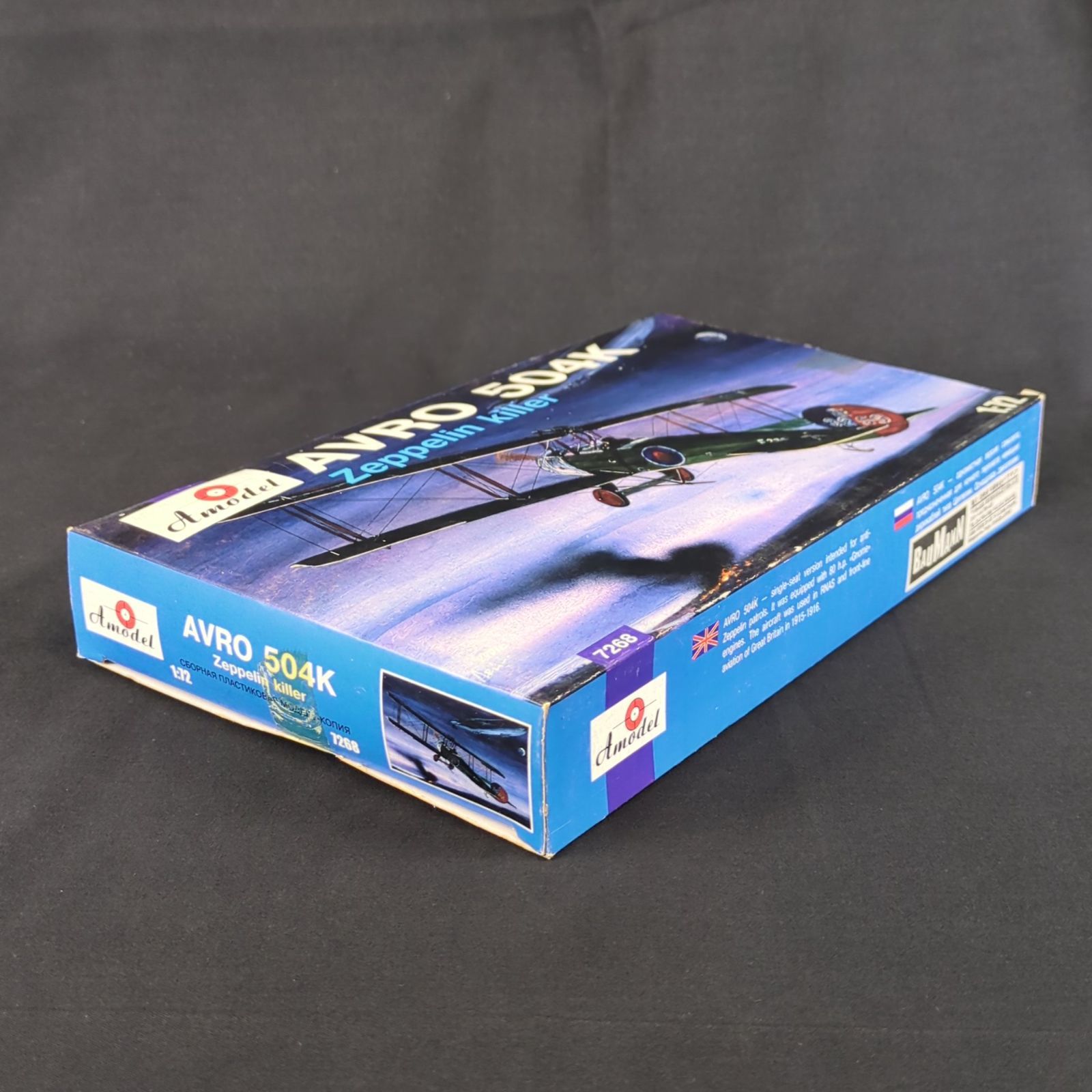輸入キット 品 アモデル Amodel 7268 1|72 AVRO 504K Zeppelin Killer アブロ504K ツェッペリンキラー