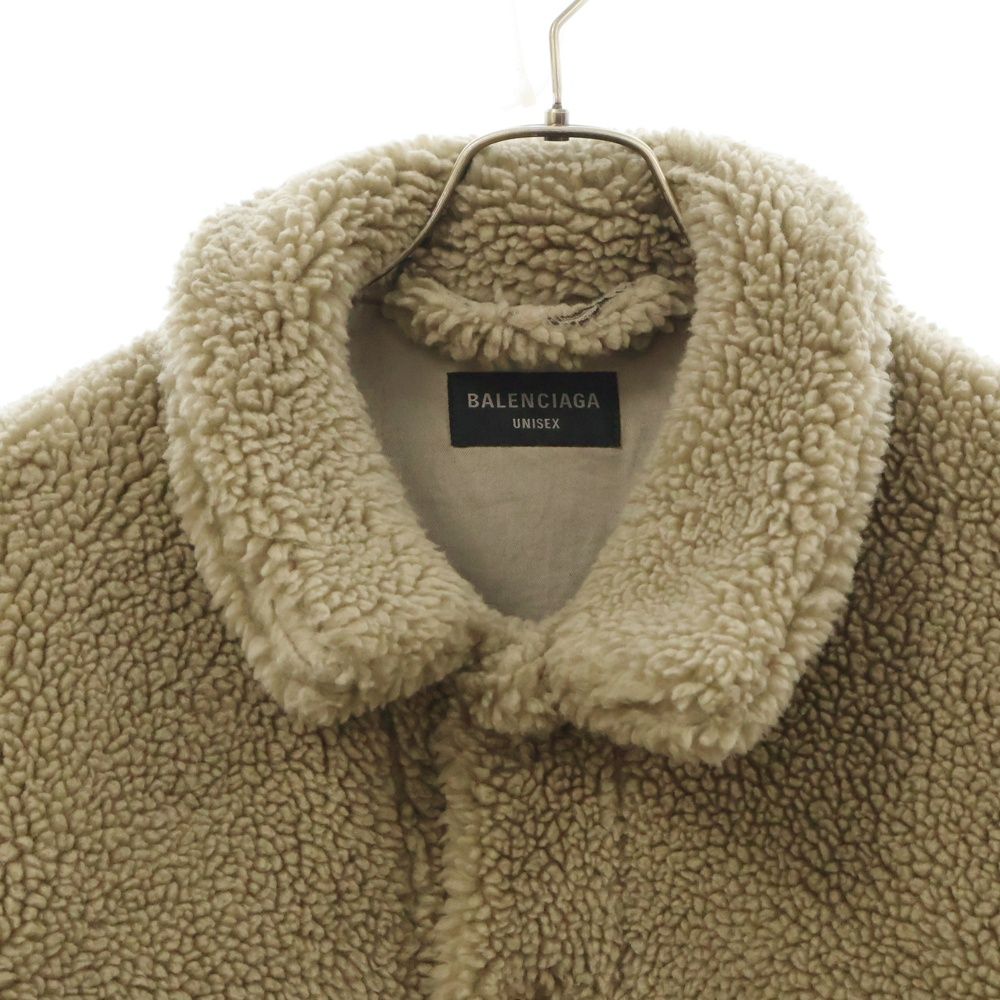 BALENCIAGA (バレンシアガ) オーバーサイズ フェイクムートン フリース 