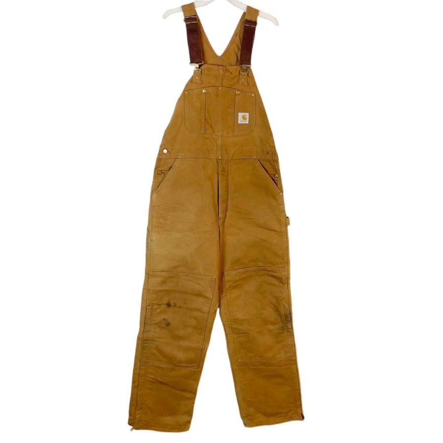 80s90sUSA製カーハートcarhartt中綿入りキルティングライナーダック地