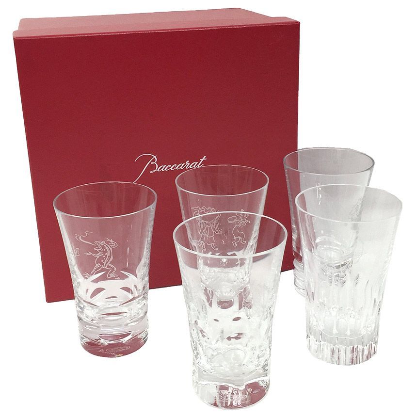 Baccarat バカラ GLASS JAPAN グラス ジャパン 5客セット 高山寺 Baccarat バカラ GLASS JAPAN グラス ジャパン 5客セット 高山寺