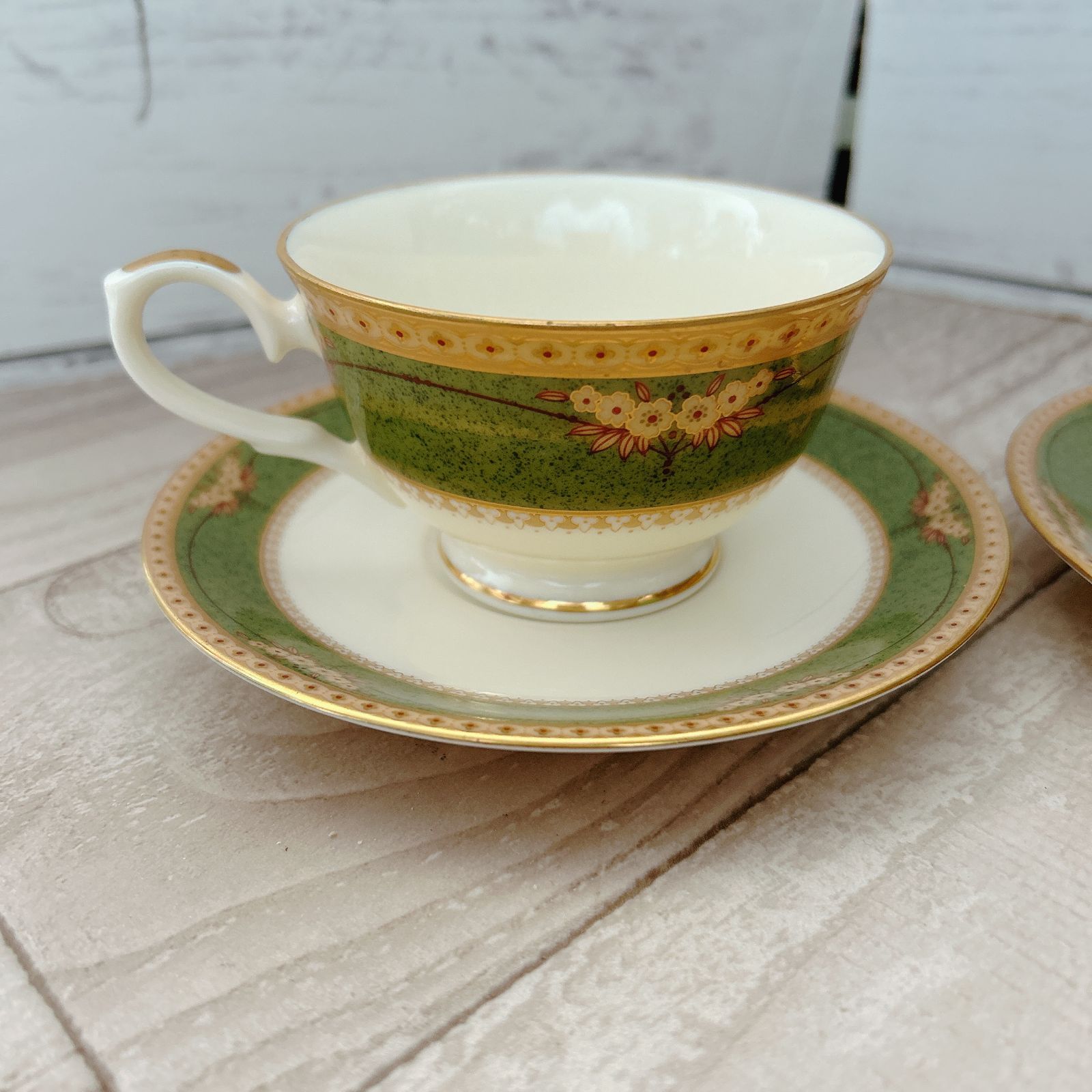 KEITO イエローボン グランドカーサー カップ＆ソーサー 2客 まとめ