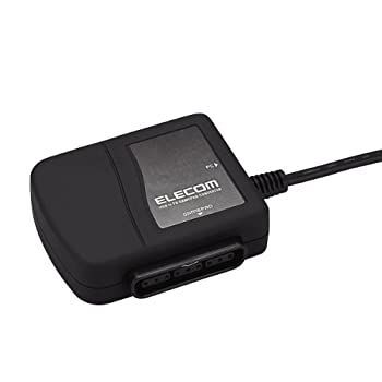 エレコム ゲームパッドコンバータ USB接続 プレステ/プレステ2コントローラ対応 1ポート JC-PS101UBK
