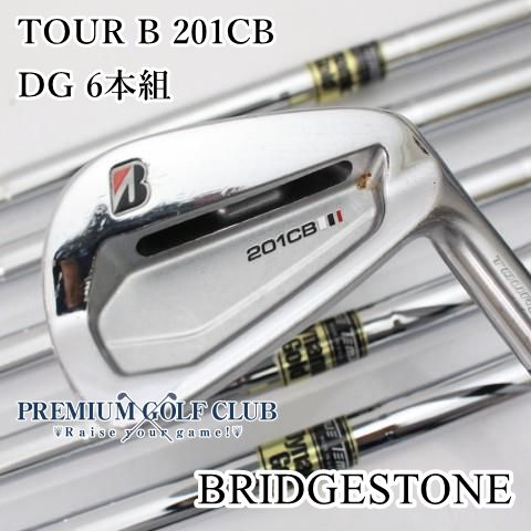 B-ランク アイアンセット ブリヂストン TOUR B 201CB|DG 6本組|S200|24.5 6627
