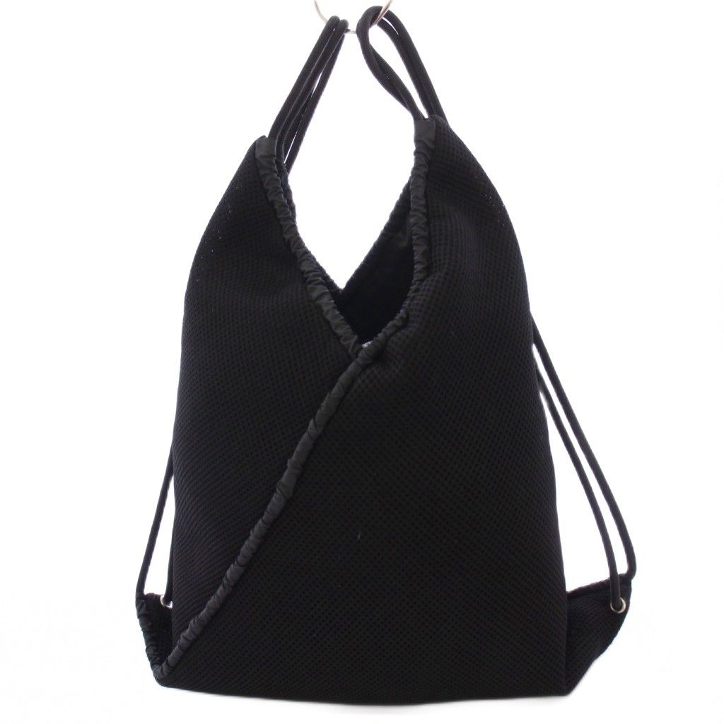 MM6 メゾンマルジェラ メッシュ バッグ 黒 Maison Margiela MM6 エムエム6 メゾンマルジェラ Japanese Hobo