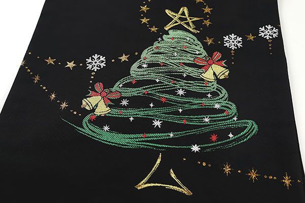 新品未仕立 西陣織 九寸 名古屋帯 クリスマスツリー 黒地 仕立込み 2025年最新】クリスマス 名古屋帯の人気アイテム - メルカリ