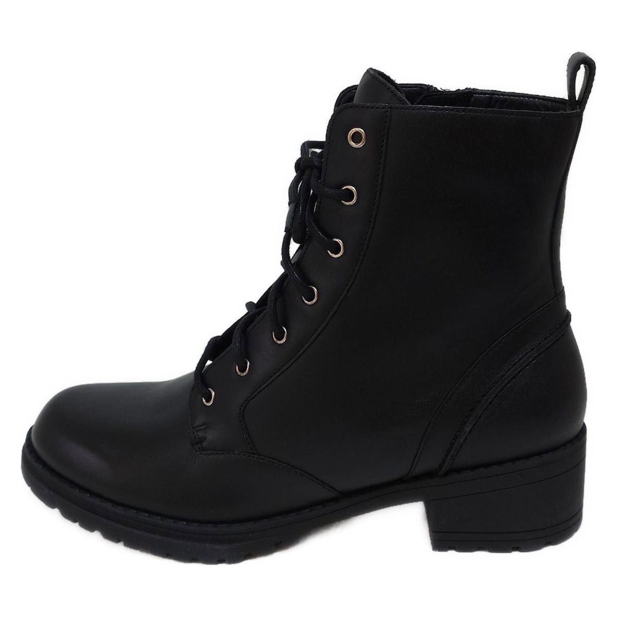 COLE HAAN コールハーン ショートブーツ 8 1|2 B レディース - 黒 ウォータープルーフレザー レザー