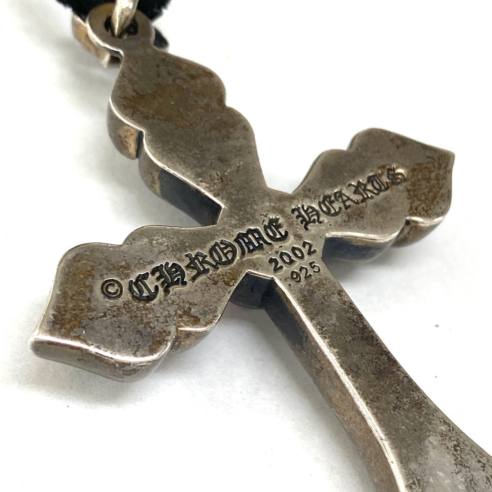 クロムハーツ、スペードペンダント　ネックレス CHROME HEARTS クロムハーツ スペードクロスペンダント ネックレス