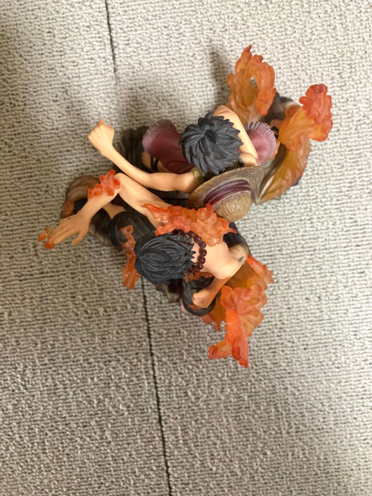 ONE PIECE 白ひげ＆エース＆ルフィ フィギュア セット ワンピースフィギュア☆サッポロ一番コラボフィギュア ルフィ