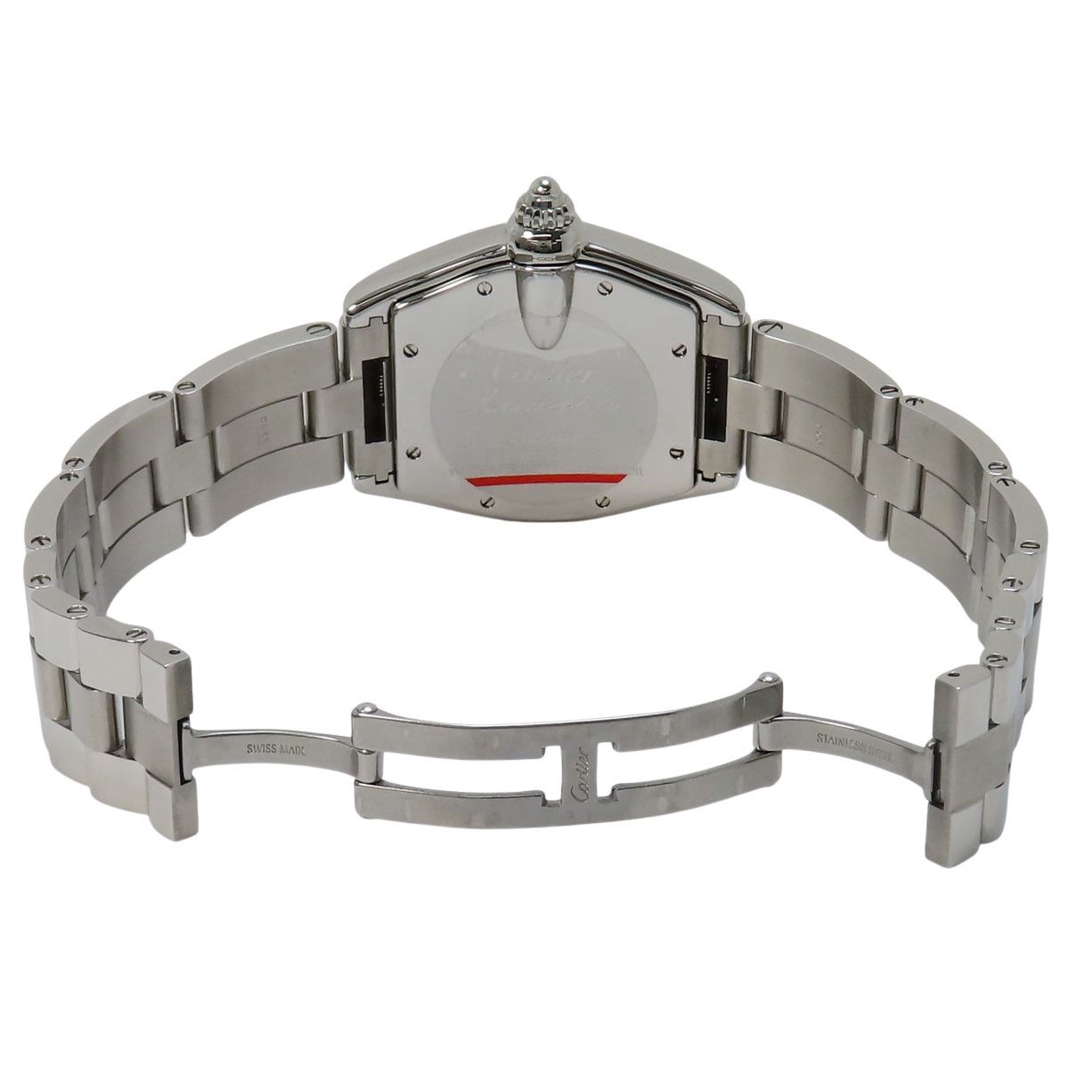 カルティエ ロードスター LM W62041V3 SS 自動巻き 腕時計 ブラック  