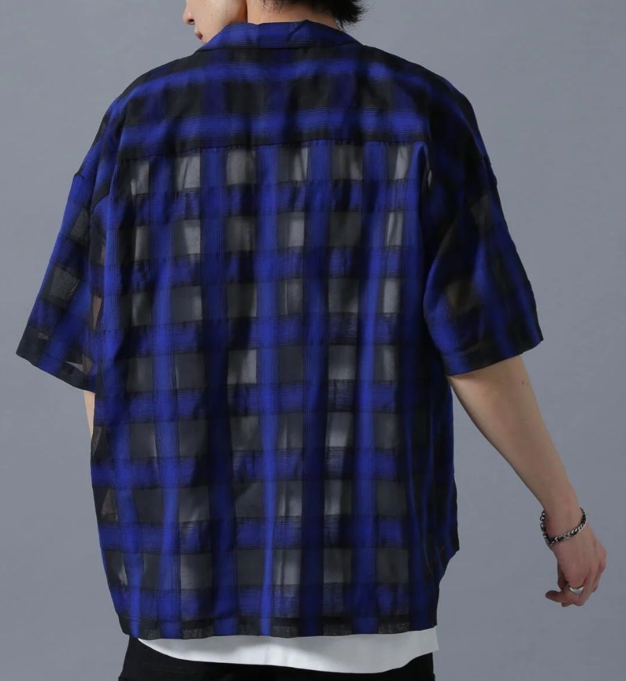 正規品 LHP DankeSchon ダンケシェーン トップス チェック柄 オープン 