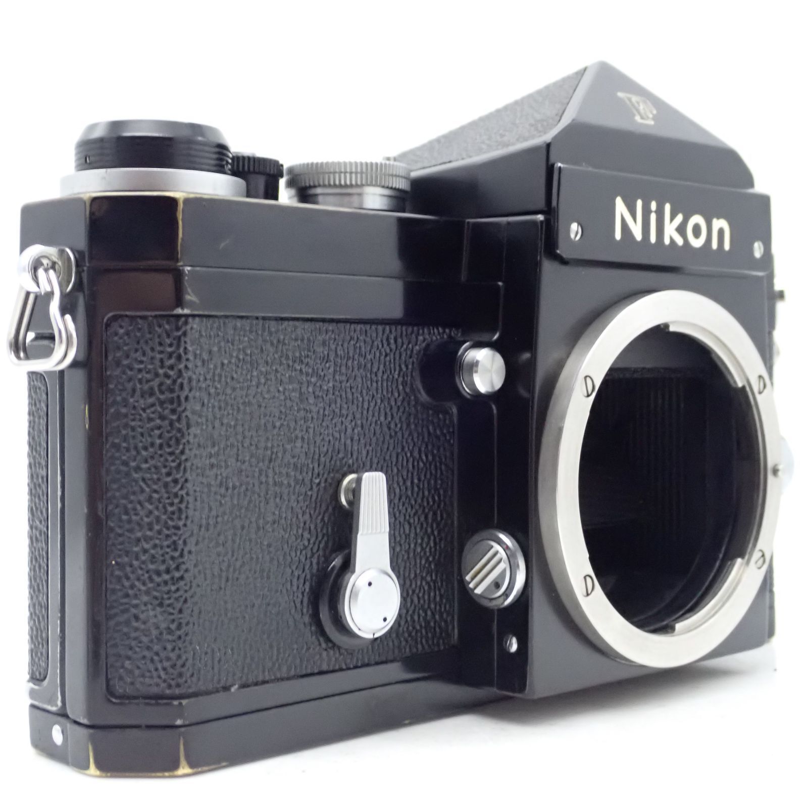 良品！Nikon F アイレベル フィルム一眼レフ 後期型 人気の黒♡レンズ付き
