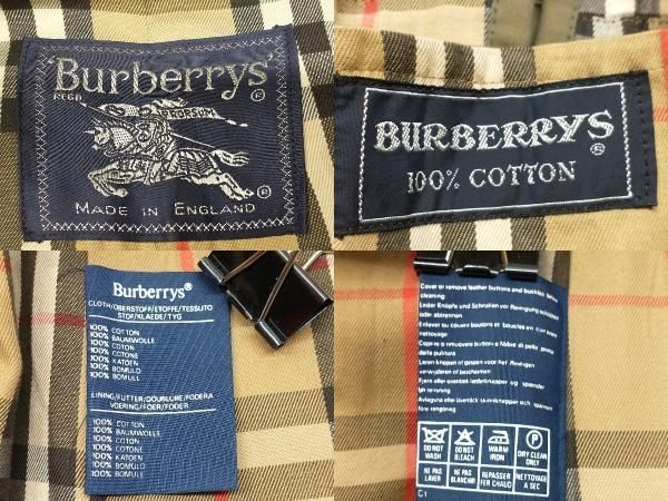 Burberrys バーバリーズ ステンカラーコート 玉虫色 メンズ通年 青サビあり - メルカリ