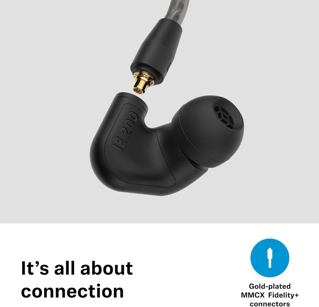 オーディオ機器 【新品未開封】正規品 SENNHEISER IE200 イヤホン ブラック