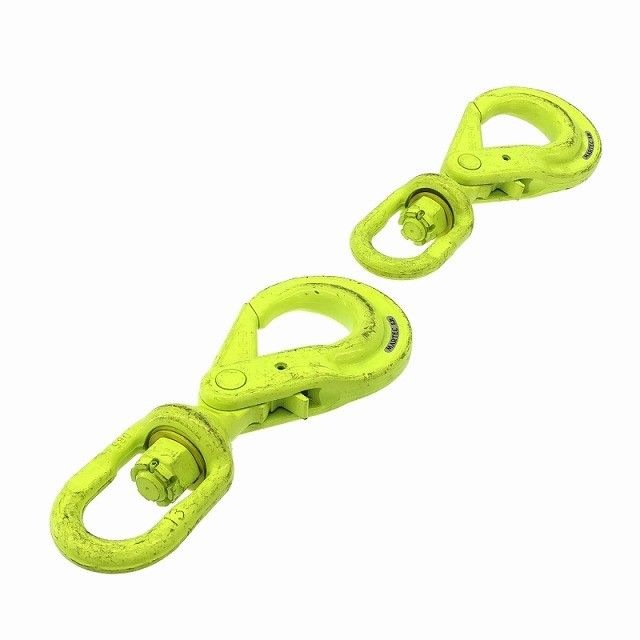 2本セット MARTEC マーテック スイベルフック BKL-13-10 5.3ton ラッチロック ロッキングフック チェーンスリング用 吊り具117319