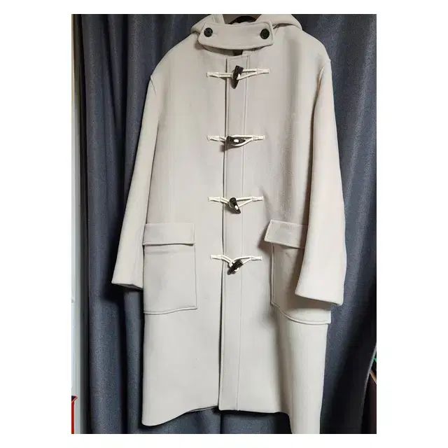 M Tシャツミュージアム ダッフルコート クリーム色 ロングコート ダーティ・マウ ＃ HF