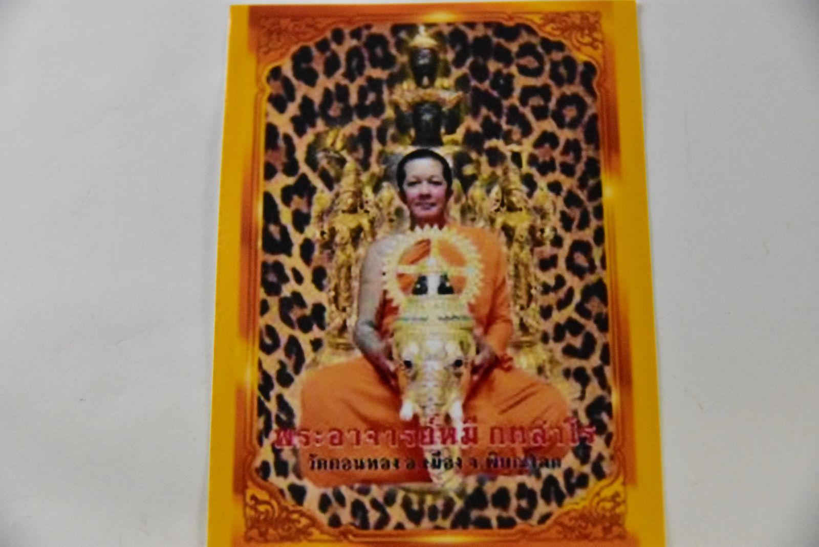 タイ呪物 呪符 ジンジョークカオハン 九尾の狐 パープル プラクルアン