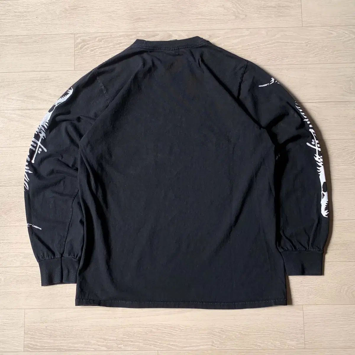 ヴィンテージ STUSSY ステューシー 魚 ボーン ロング スリーブ