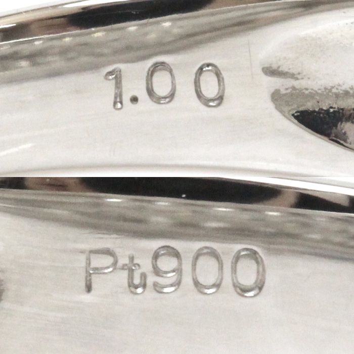 Pt900プラチナ リング・指輪 ダイヤモンド0.18ct 11号 3.1g レディース【美品】