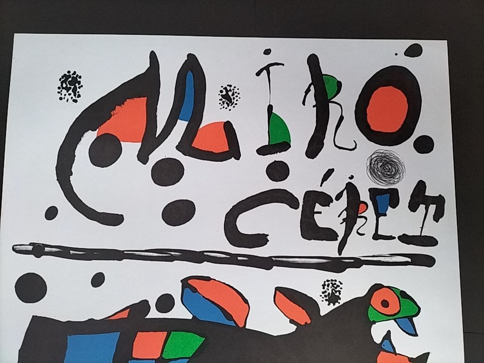 ジョアン・ミロのリトグラフポスター