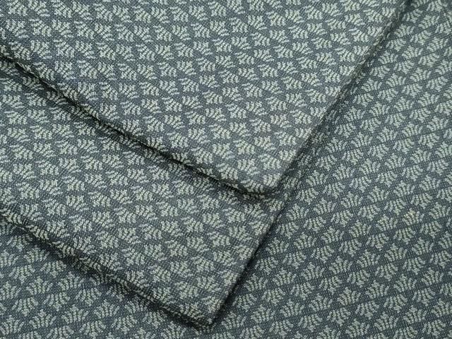 平和屋着物●男性 お召 吉祥文 正絹 CAAY9419th