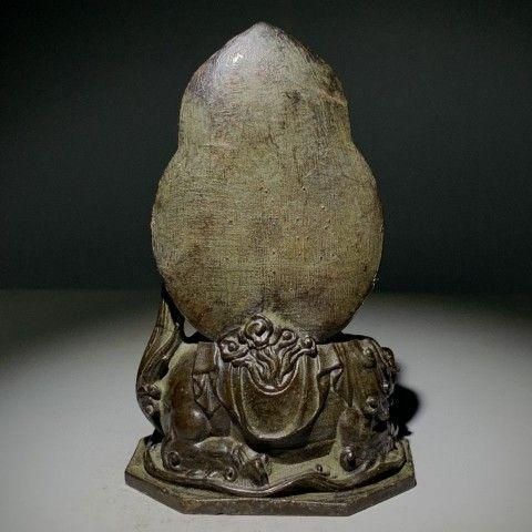 銅製 文殊菩薩仏  装飾品   工芸品 美術品 置物 銅細工 文殊菩薩 装飾品 工芸品 美術品 置物 - メルカリ