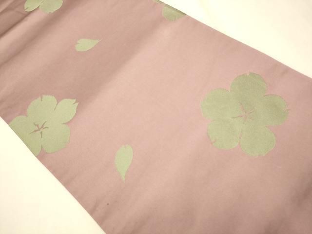辻村ジュザブロー　袋帯　六通　花紗綾形文 辻村ジュザブロー袋帯六通花紗綾形文