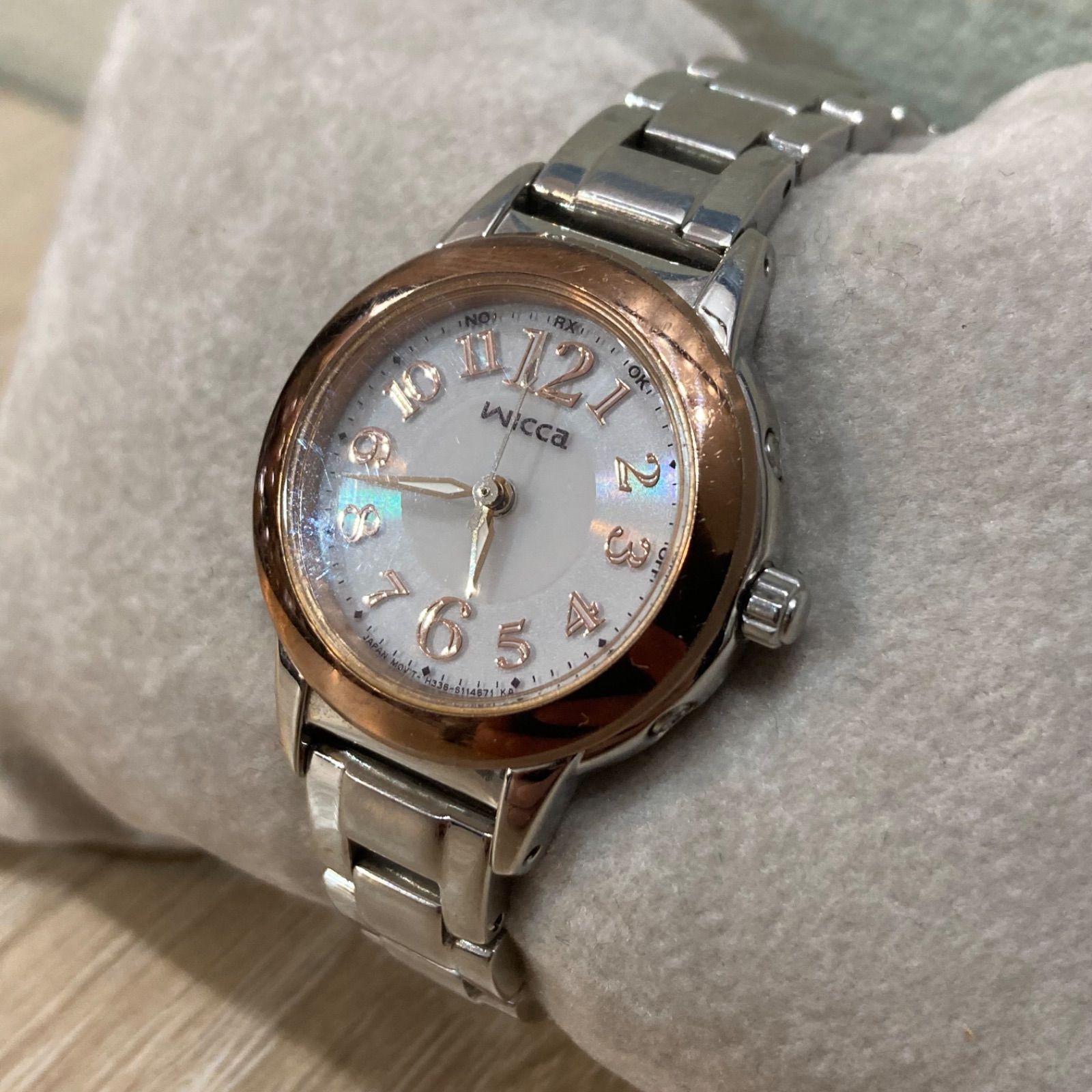 CITIZEN wicca レディース腕時計 ソーラー H336-S078997