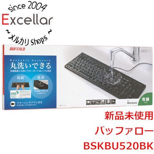 [bn:15] BUFFALO　有線フルキーボード BSKBU520BK　ブラック