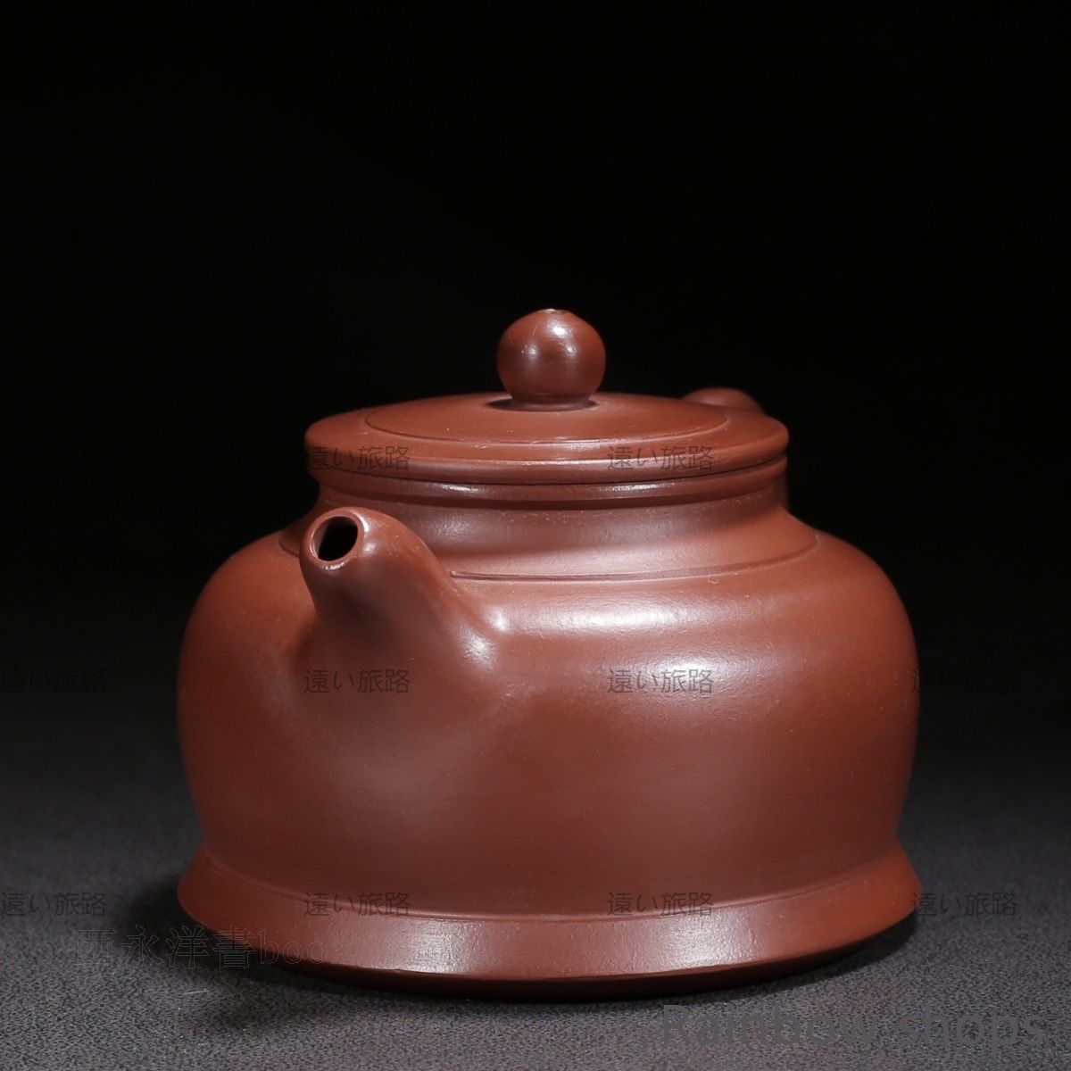 龍蛋壺  紫砂壺・紫泥急須・茶壺・茶道具  中国古美術 新品未使用】中国古美術 紫砂壺 金鐘 周桂珍作陶紋 紫砂壺 紫泥