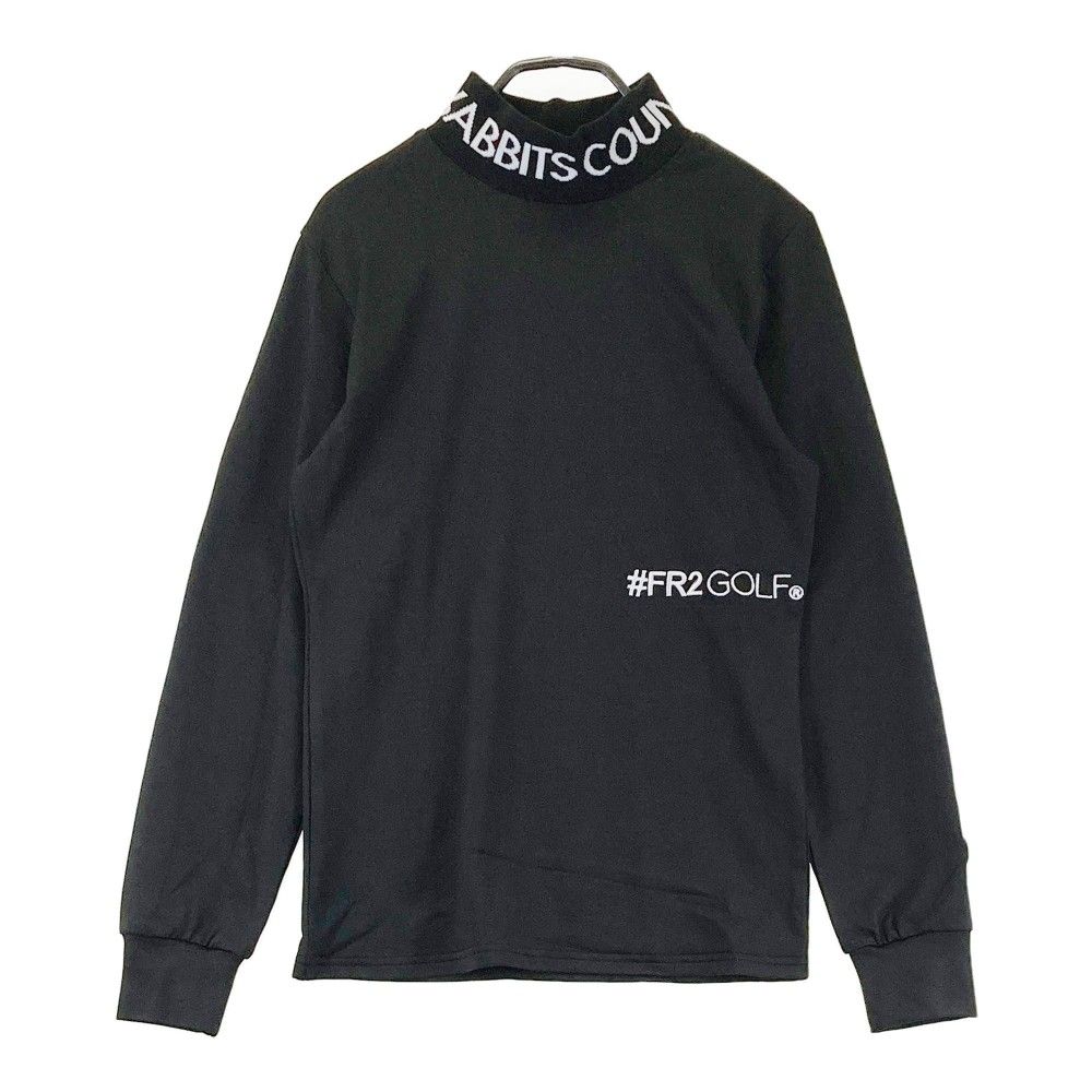 サイズ S FR2 GOLF エフアールツーゴルフ ハイネック 長袖Tシャツ 裏起毛 ブラック系 240101445772 ゴルフウェア レディース ストスト