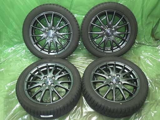 YOKOHAMA スタッドレス 22年製 Weds VELVA 15インチ ヨコハマ アイス 
