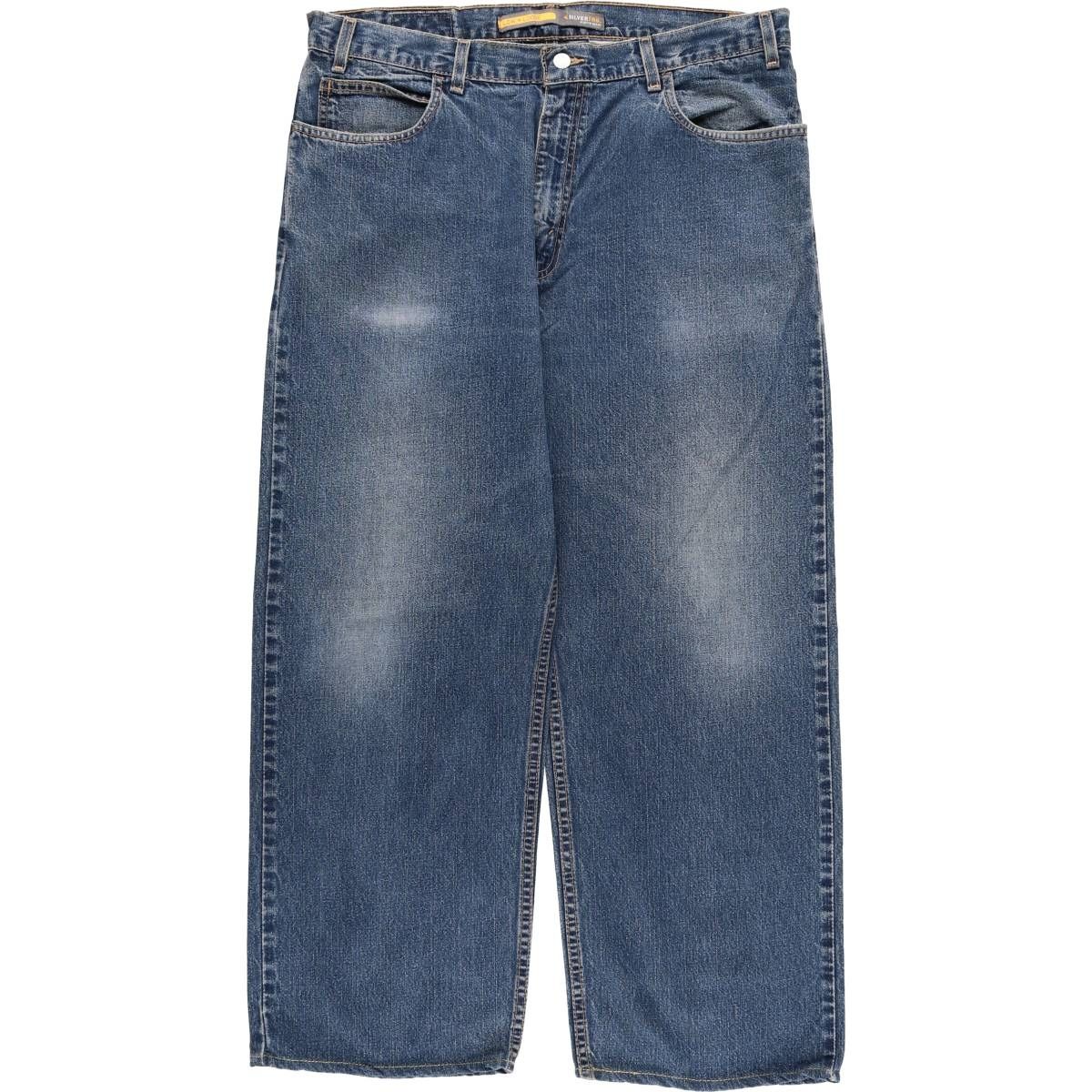 古着 00年代 リーバイス Levi s SILVER TAB シルバータブ LOW LOOSE ロールーズ テーパードデニムパンツ メンズw37相当|evb031815