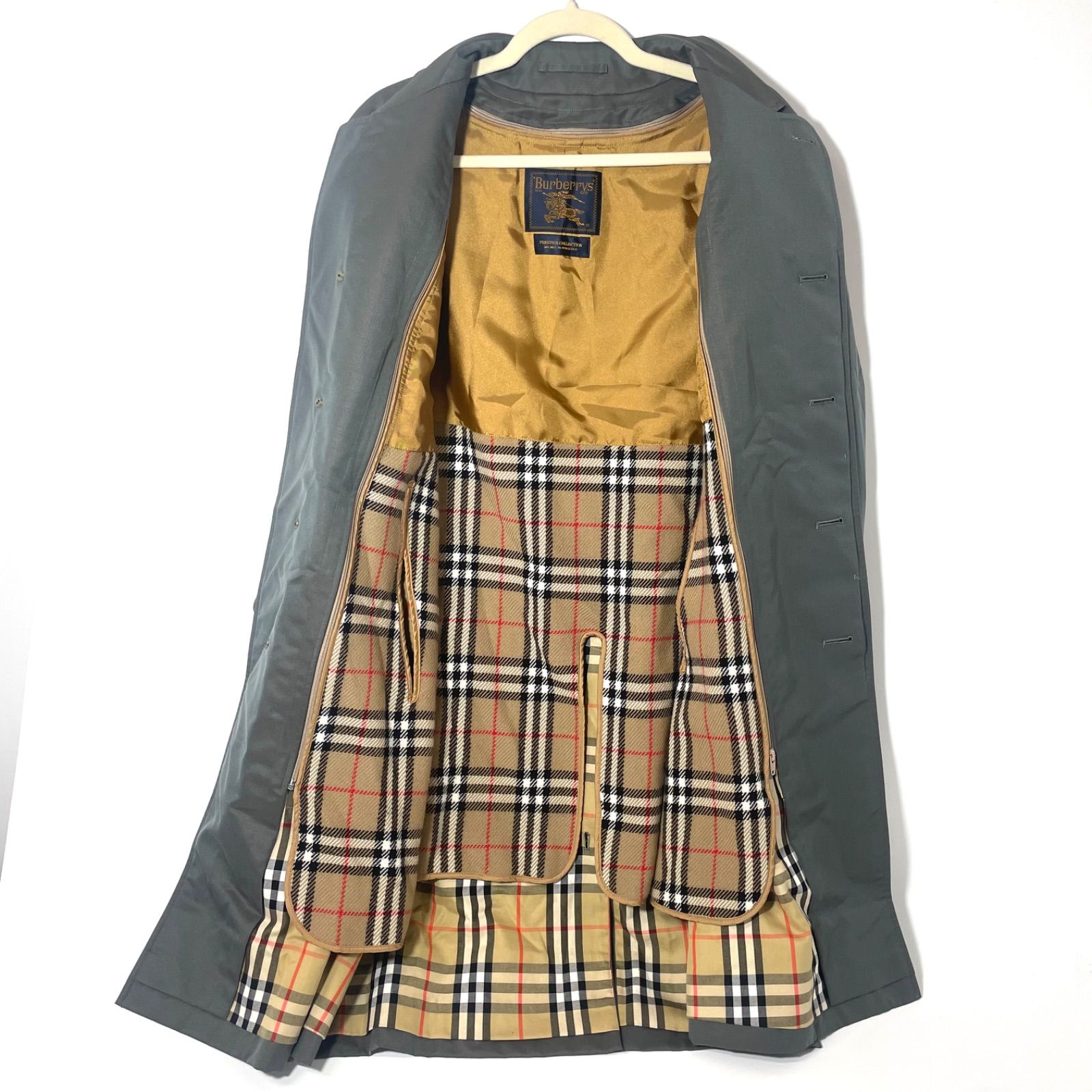0914-55-F BURBERRY バーバリー シルク プレステケープ ステン