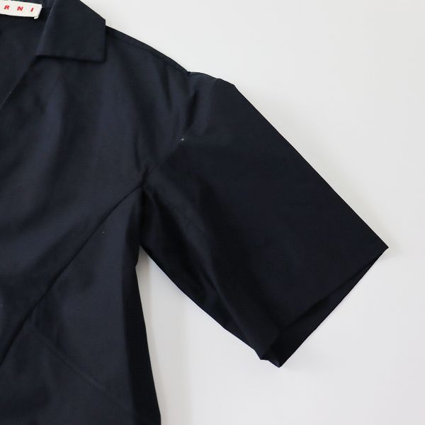 MARNIマルニ　コットンブラウス 黒36美品 MARNI マルニ コットンスキッパーブラウス 36/ブラック プル