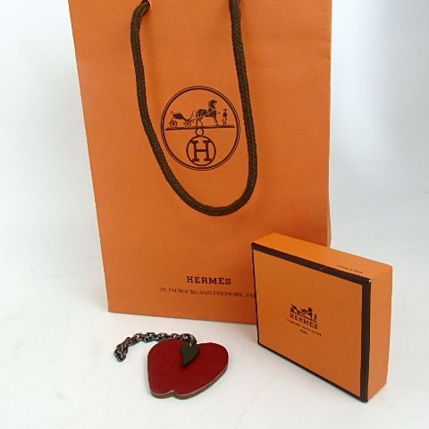 HERMES エルメス バッグチャーム キーチャーム リンゴ りんご アップル