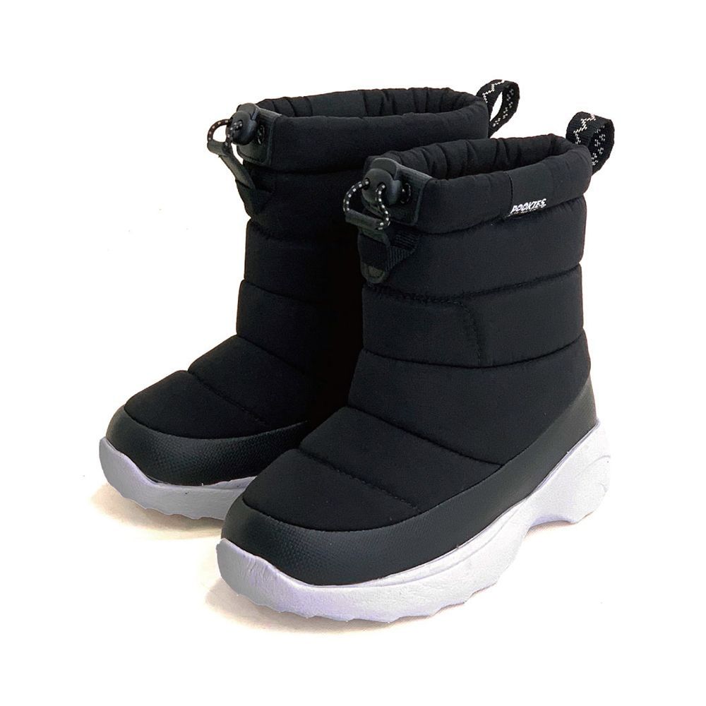 【品質保証，低価】 ☆ ブラック ☆ 23-24cm ☆ POOKIES プーキーズ キッズ ジュニア スノーブーツ プーキーズ スノーブーツ POOKIES PK-M310 キッズ ジュニア スノーシューズ レインブーツ ブランド おしゃれ 子供 子ども ブーツ・ブーティ