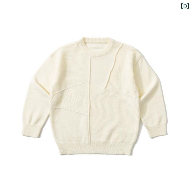 お見逃しなく！ M 90~115kg メンズ ファッション 服 男性用 オシャレ シンプル 大人 かっこいい 大きいサイズ ストリート 紳士服 ラウンドネック セーター 厚手 ニット セーター ジャケット カップル トップス 【あす楽】