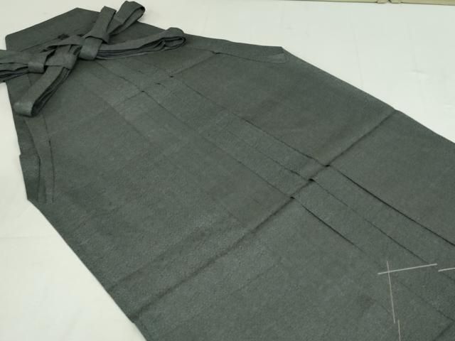 平和屋着物＊夏物 男性 行灯袴 縞 正絹 逸品 DAAW0437op 