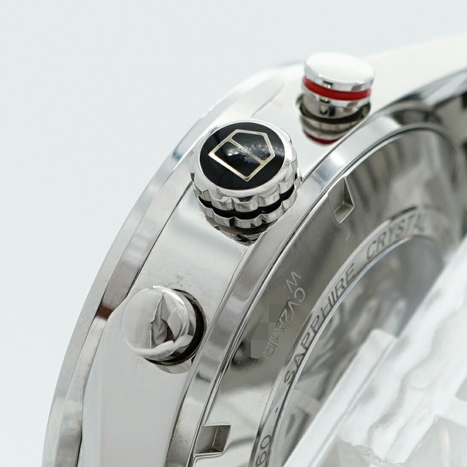 タグホイヤー カレラ CV 2 A 1 R 黒文字盤腕時計 メンズ