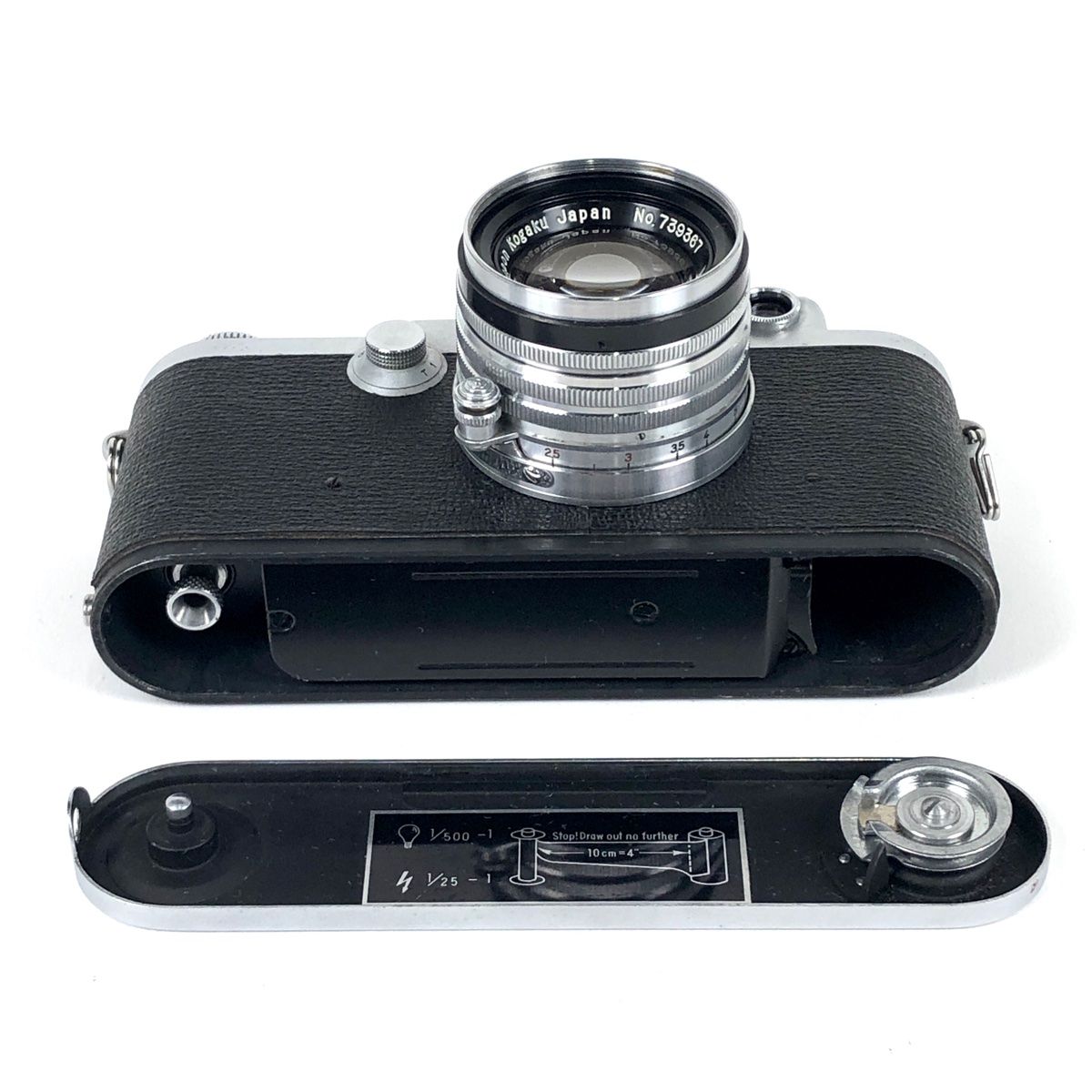 Nicca 3-F + Nikkor-H・O 5cm f2 ビンテージカメラ - フィルムカメラ