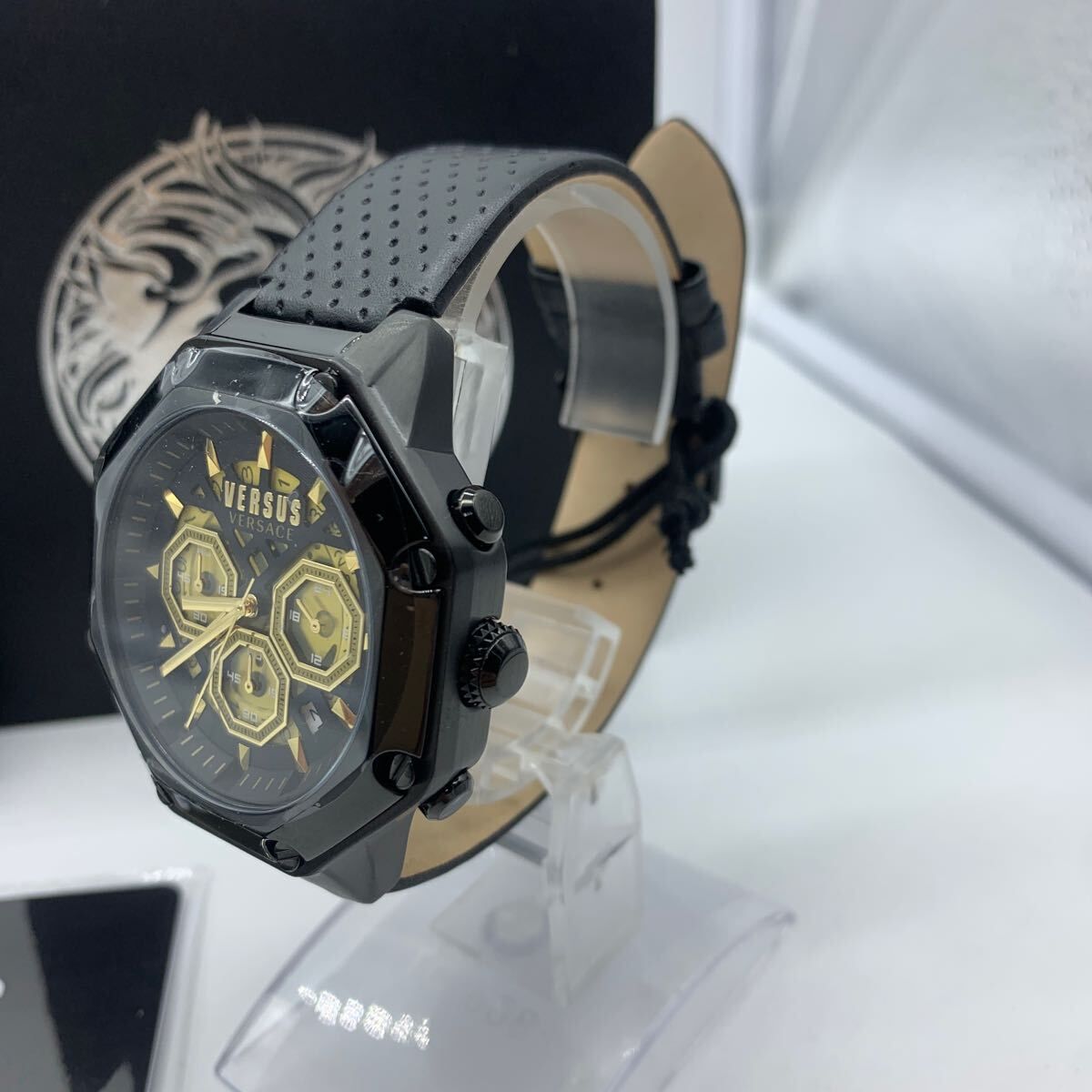 Versus Versace 腕時計 メンズ ブラック VSP393221 VERSUS VERSACE Palestro Men's Watch | VSP393221