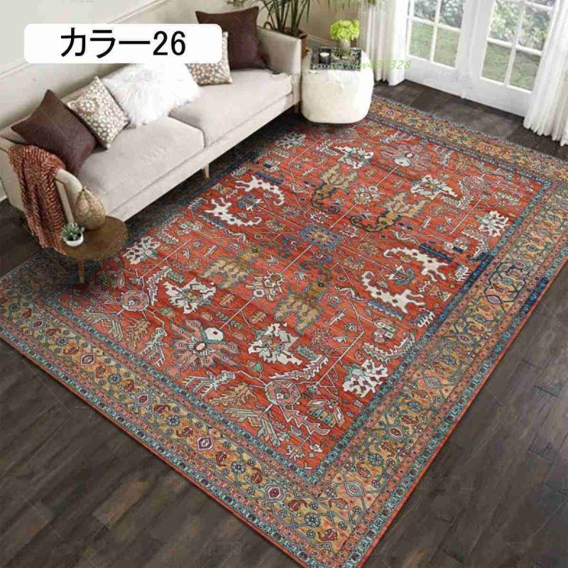 多様性のある 長方形 ラグ カーペット ペルシャ絨毯 ラグマット 80 160 洗える 北欧風 和室 モダ モダン シンプル ドアマット エスニック調風 軽量 レトロ 床暖房 じゅうたん 100％品質保証！