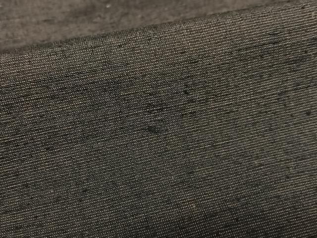 平和屋着物●男性　紬　アンサンブル　色無地　黒鳶色　正絹　逸品　AAAV7482zg 平和屋着物○男性 紬 アンサンブル 色無地 黒鳶色 正絹 逸品