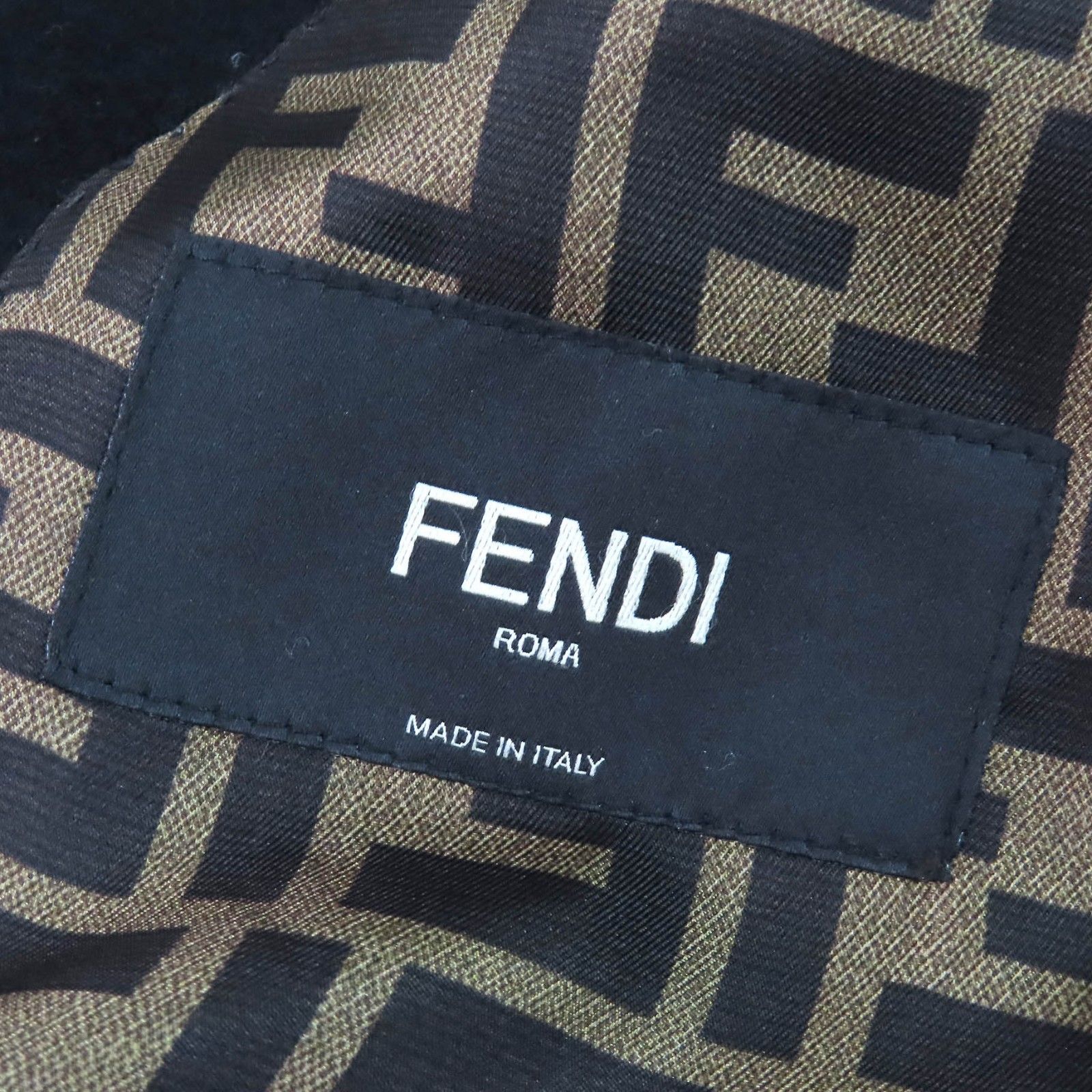 極美品△FENDI フェンディ 2019年製 FJ0562 カシミヤ100％ 裏地