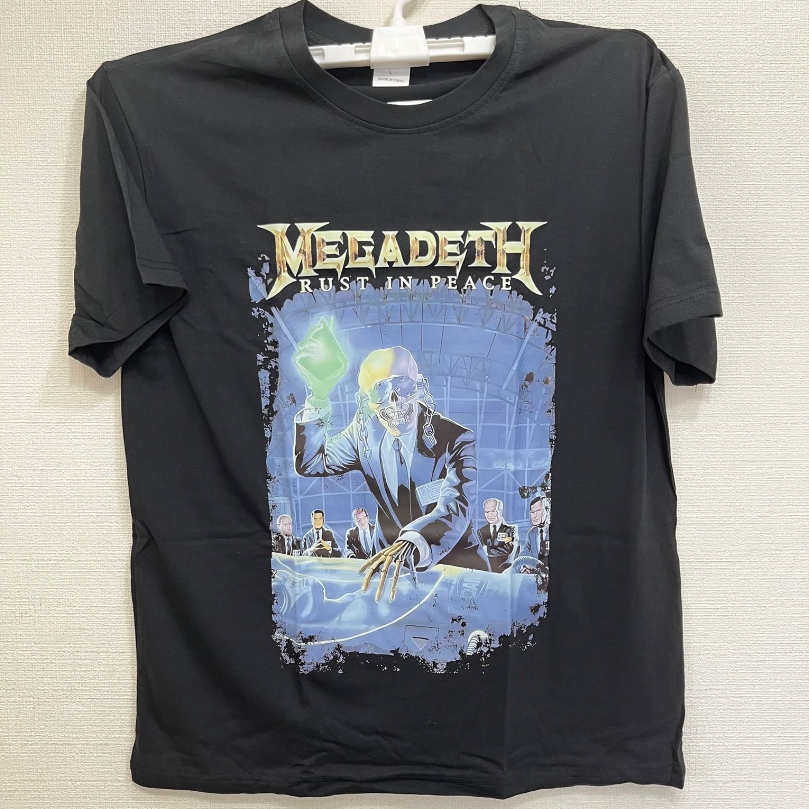 新品 メガデス MEGADETH RUST IN PEACE バンドTシャツ ブラック