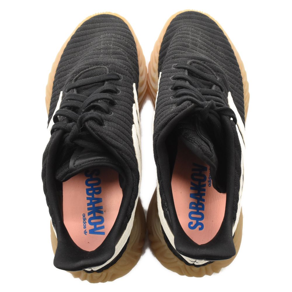 27.5cm 新品 未着用 adidas sobakov ブラック black ランニング スニーカー シューズ nmd ソバコフ B41968  adidas (アディダス) SOBAKOV ソバコフ ローカットスニーカー ブラック