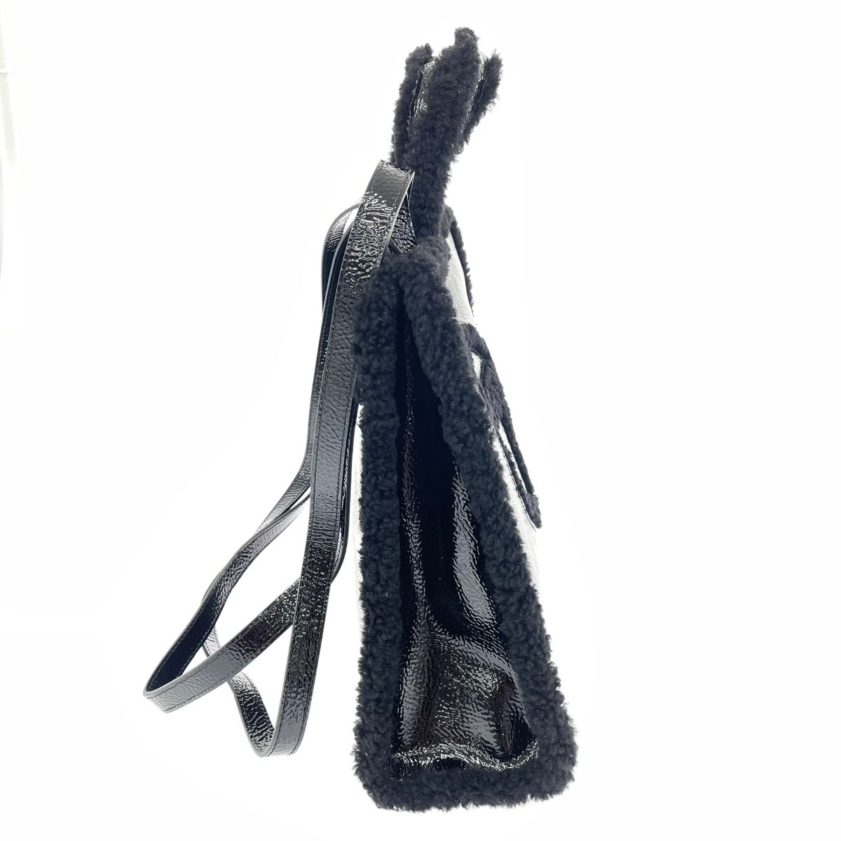 良好 UGG アグ アグ×テルファー 2WAYバッグ 1155851 ブラック クリンクルパテント レディース 241013001255