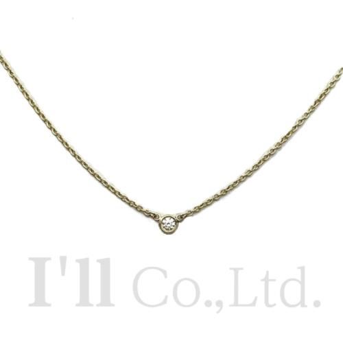 TIFFANY＆CO バイザヤードネックレス ダイヤモンド 750YG 品番t22-58