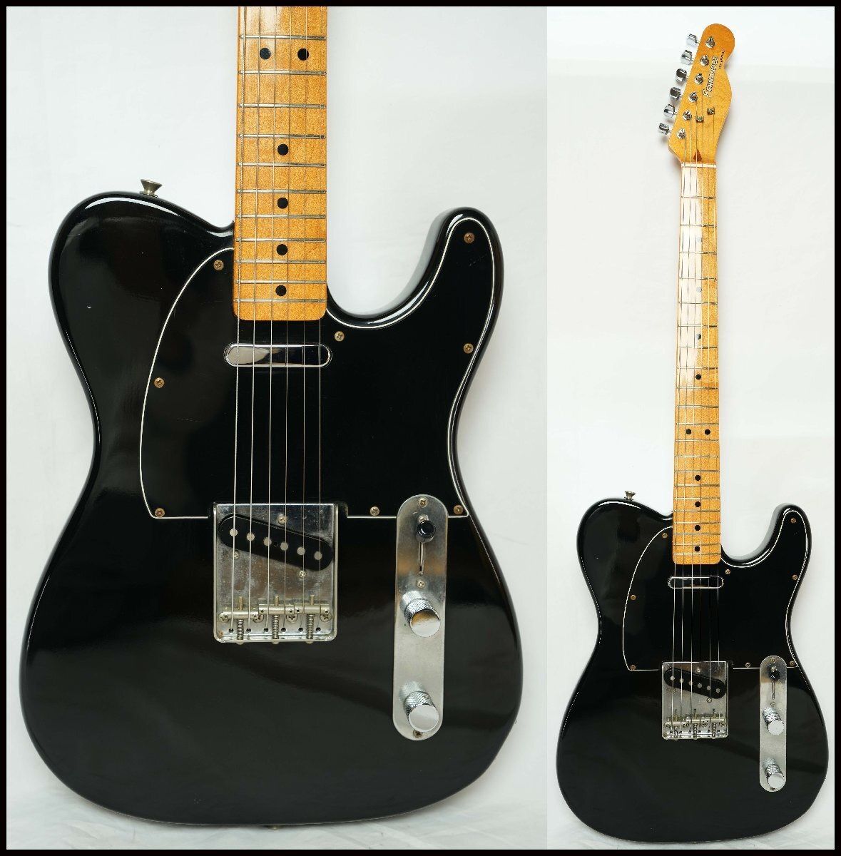 FERNANDES THE REVIVAL RTE-45 ’76 MODEL TELECASTER BLACK テレキャスター 80年代